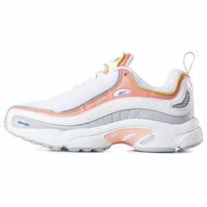 Adidasy Męskie Reebok Daytona DMX Białe/Szare/Różowe PL 81UXKAZ